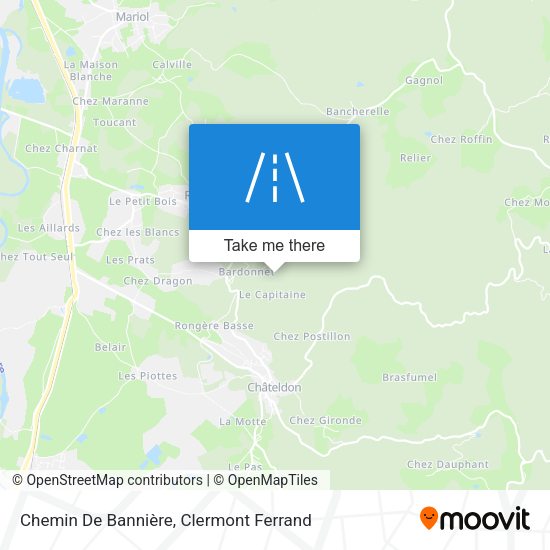 Chemin De Bannière map