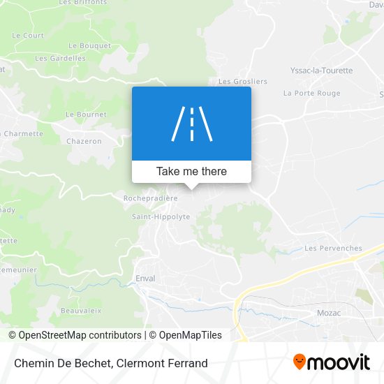 Chemin De Bechet map