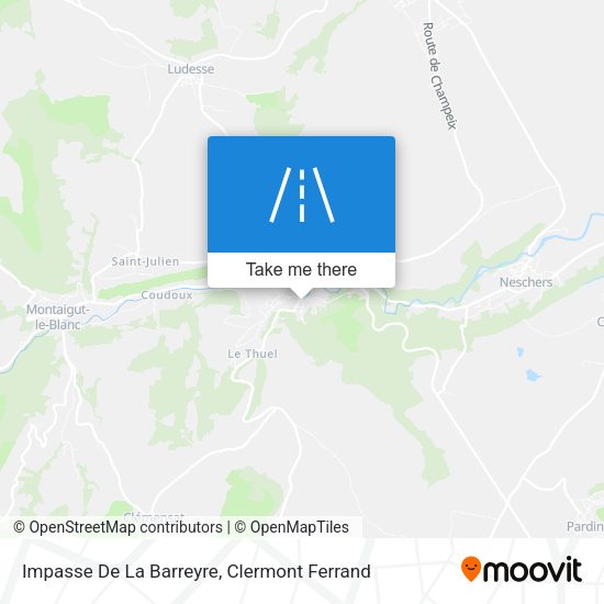 Impasse De La Barreyre map