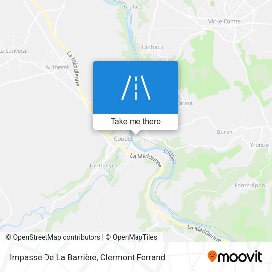 Impasse De La Barrière map