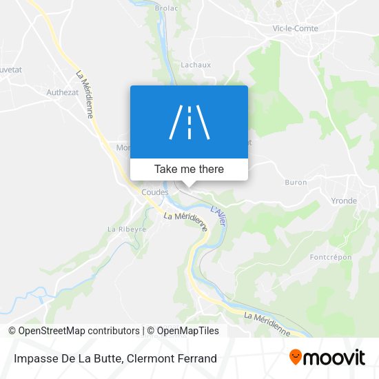 Impasse De La Butte map