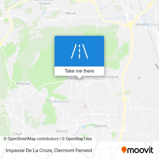 Impasse De La Croze map