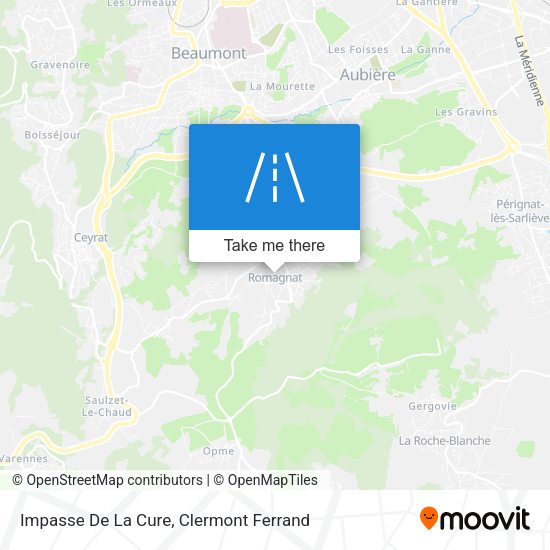 Impasse De La Cure map