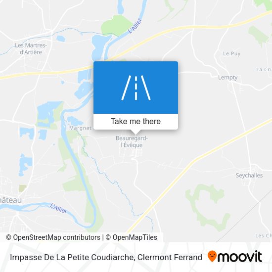 Impasse De La Petite Coudiarche map