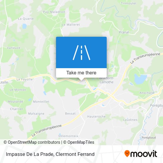 Impasse De La Prade map