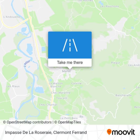 Impasse De La Roseraie map