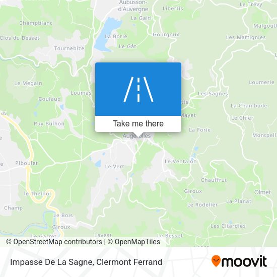 Impasse De La Sagne map