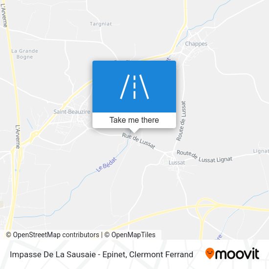 Impasse De La Sausaie - Epinet map