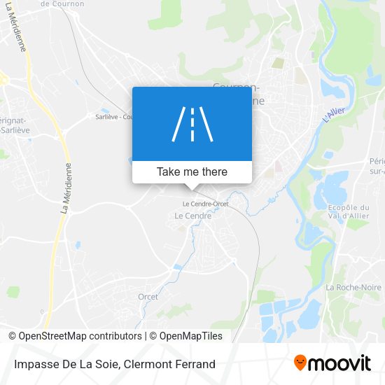 Impasse De La Soie map