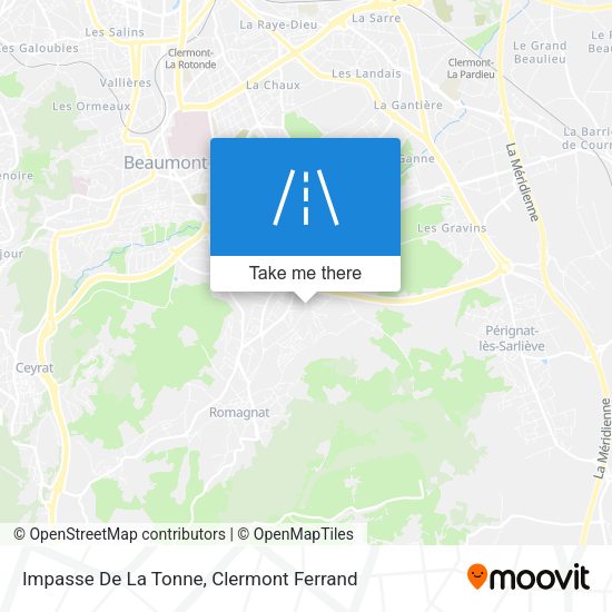 Impasse De La Tonne map