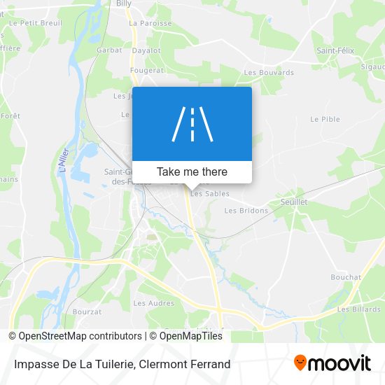 Impasse De La Tuilerie map