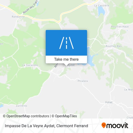 Impasse De La Veyre Aydat map