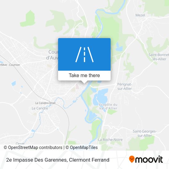 2e Impasse Des Garennes map