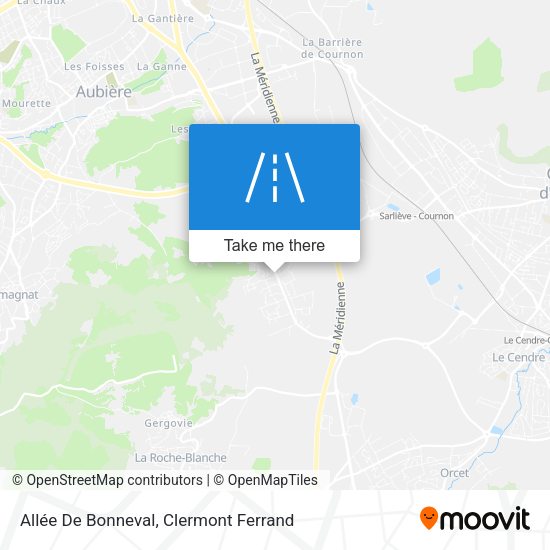 Allée De Bonneval map