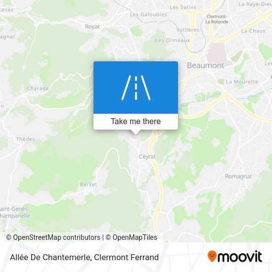 Allée De Chantemerle map