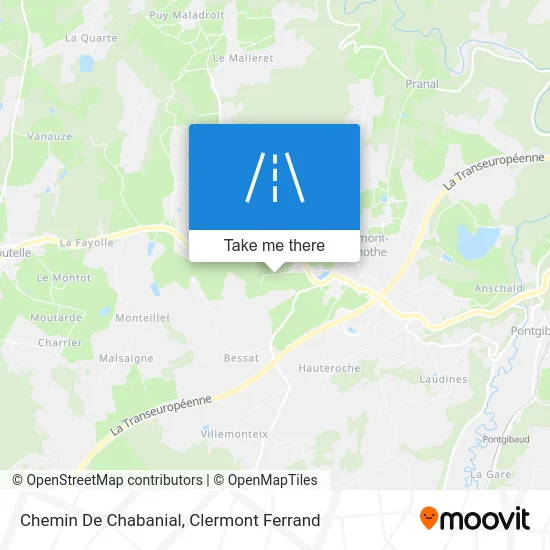 Chemin De Chabanial map