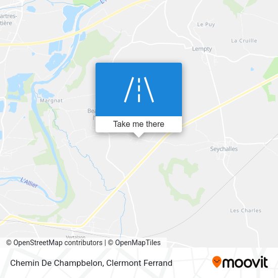 Chemin De Champbelon map
