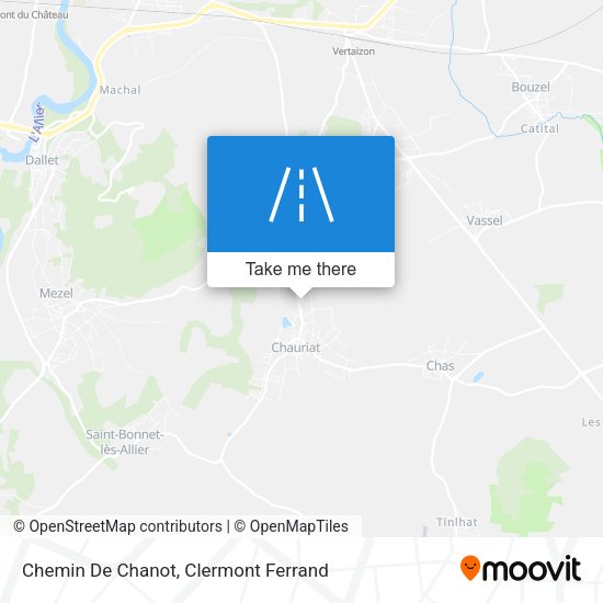 Chemin De Chanot map