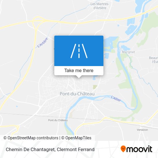 Chemin De Chantagret map