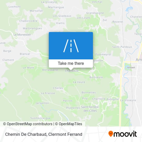 Chemin De Charbaud map