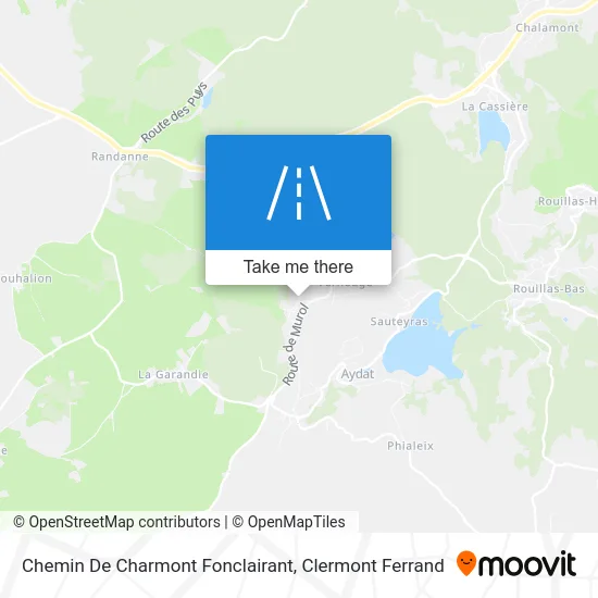 Chemin De Charmont Fonclairant map