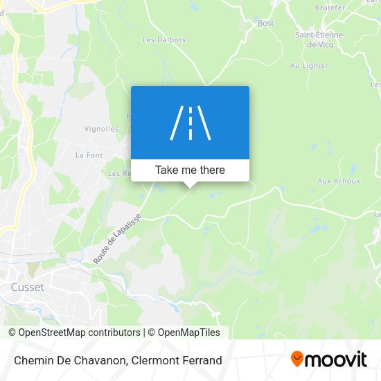 Chemin De Chavanon map