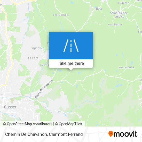 Chemin De Chavanon map