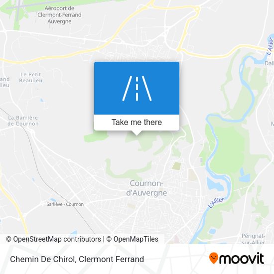 Chemin De Chirol map