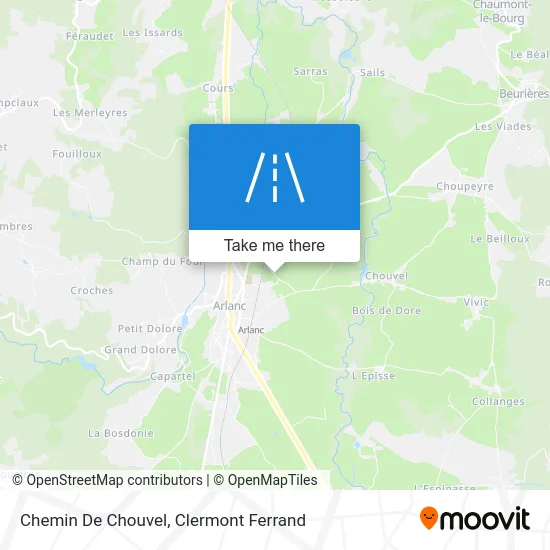 Chemin De Chouvel map