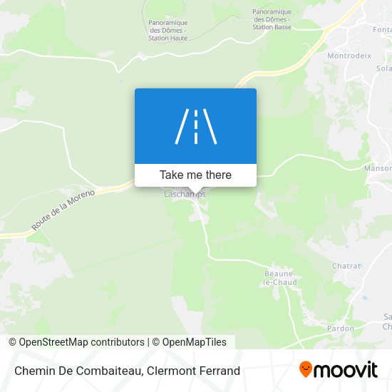 Chemin De Combaiteau map