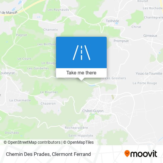 Chemin Des Prades map