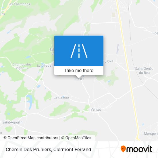 Chemin Des Pruniers map