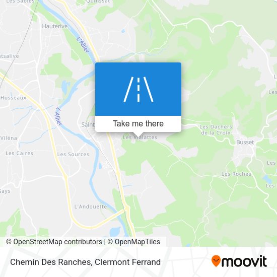 Chemin Des Ranches map