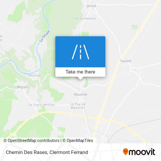 Chemin Des Rases map