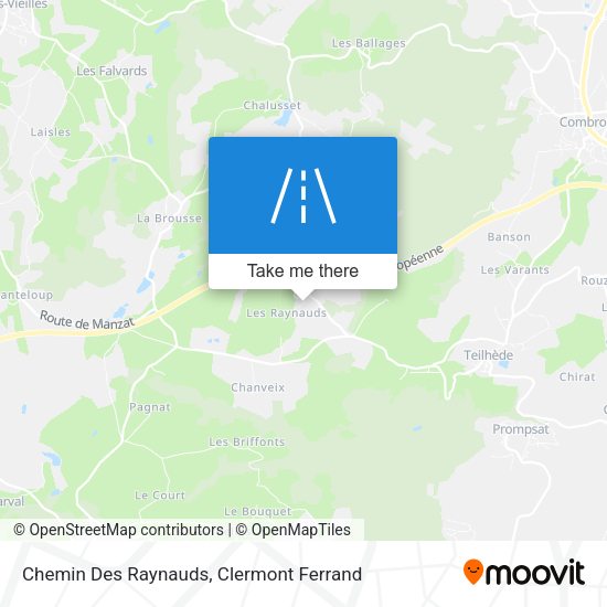 Chemin Des Raynauds map