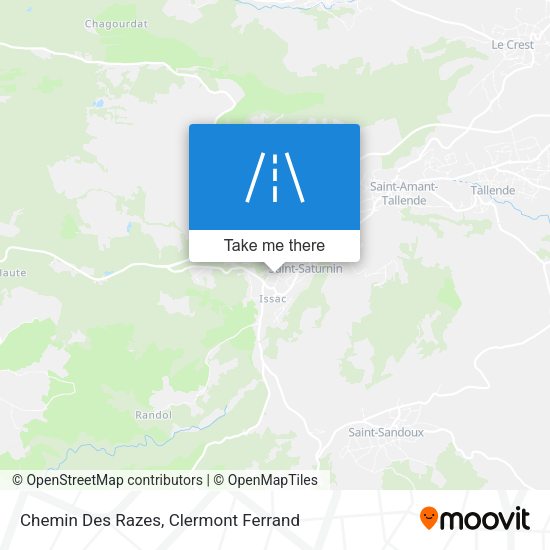 Chemin Des Razes map