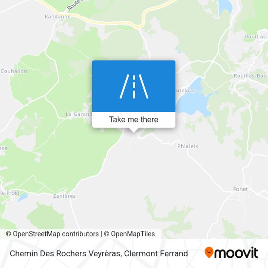 Chemin Des Rochers Veyrèras map