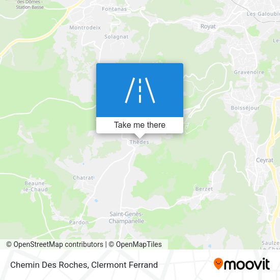 Chemin Des Roches map