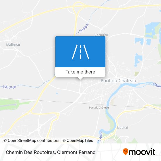 Chemin Des Routoires map