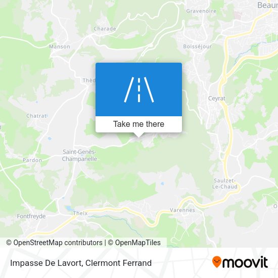 Impasse De Lavort map