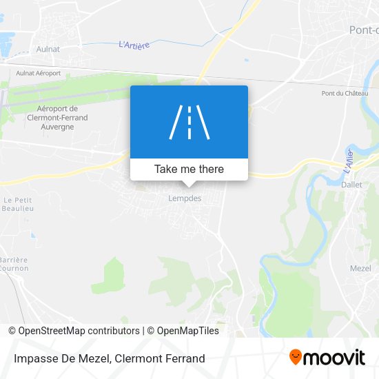 Impasse De Mezel map