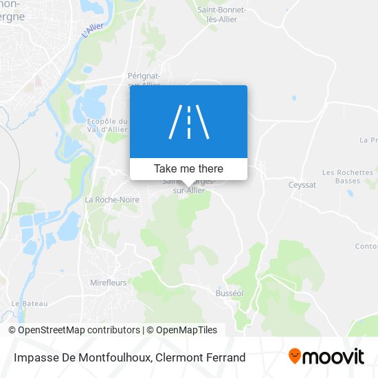 Impasse De Montfoulhoux map