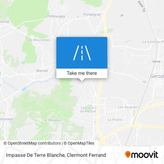 Impasse De Terre Blanche map