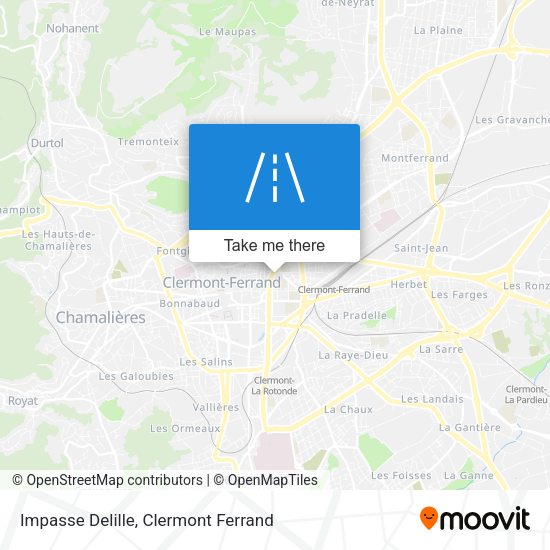 Impasse Delille map