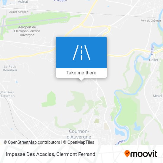 Impasse Des Acacias map
