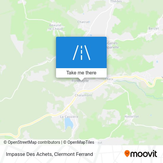 Impasse Des Achets map