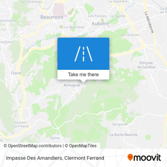 Impasse Des Amandiers map