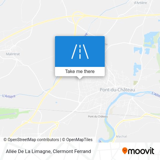 Allée De La Limagne map