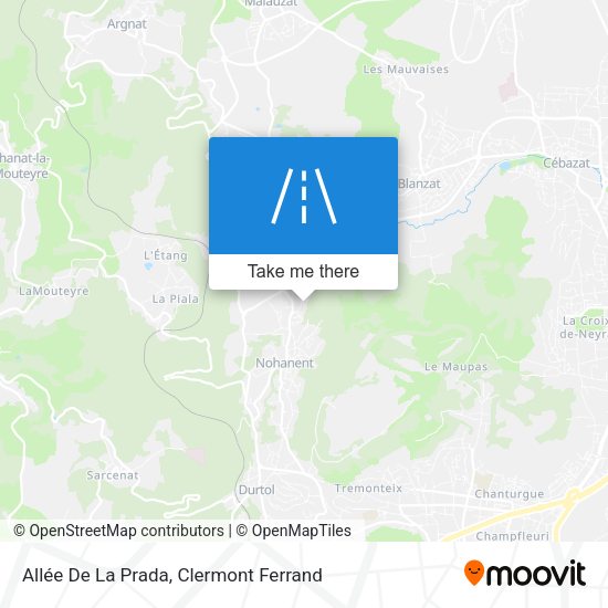 Allée De La Prada map