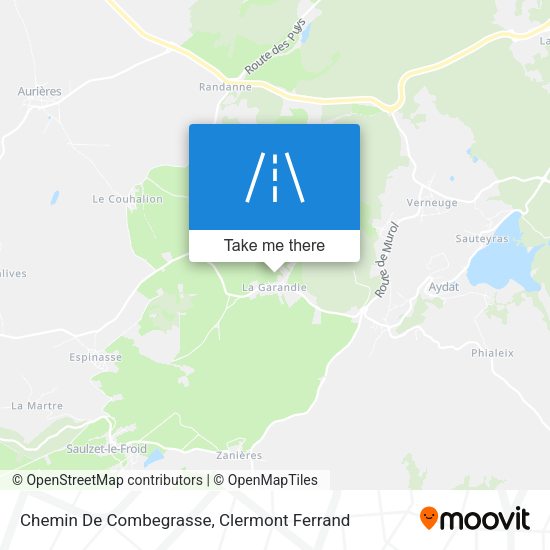 Chemin De Combegrasse map